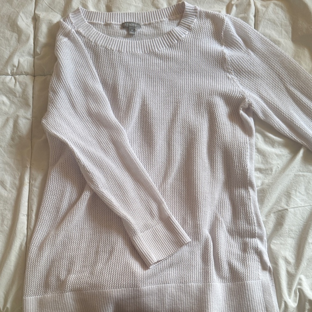 Women's sweater, knit from T by Talbots made in Cambodia